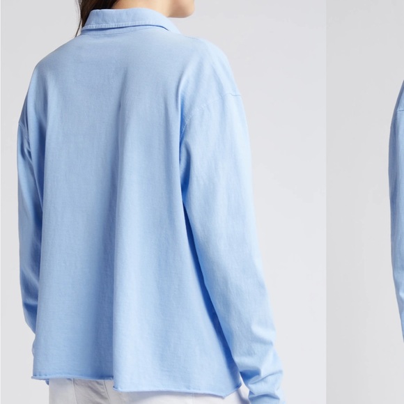 Frank & Eileen Tee Lab Patrick Popover Henley in Saltwater size M - Picture 3 of 13